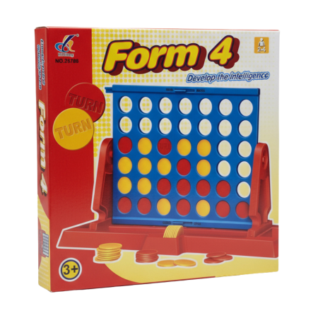 لعبة الاقراص اللوحية ، أربعة اقراص في خط